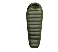 Extended Goose Down Sleeping Bag For - Fits 1.8M+ Height, Warm For Outdoor Camping(Green 600g)