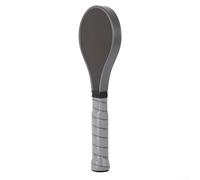 Extended Handle Pickleball Training Paddle for Two Hand Strokes and Greater Control in Practice Drills (Grey)