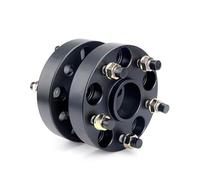 Extended Kit 2Pcs 15/20/25/30/35/40mm 5x98 Car Wheel Spacers Adapter For Alfa Romeo 147 156 164 4C GT GTV For SPIDER 1994-2005(30mm Black)