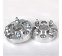 Extended Kit 2PCS 20-50mm 4x100 Car Aluminum Wheel Spacer Adapter 4lug For Jetta For Gower For Old Sandanap Sang For Silkworm 200(35mm Silver)