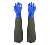 Extended Length Long Rubber Gloves Resist Acid Alkali & Oil Shield Your Arms from Water and Scratches Gloves