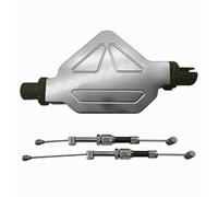 Extended Length Motorcycle Pull Cable Easy Operation Stunt Lever for Riders (Silver)
