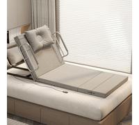 Extended Lifting Bed Backrest, Electric Medical Pillow Lifter, Adjustable 2°-70° Support 330lbs, 2 Handrails, 2CM Latex Layer for Elderly