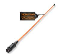 Extended Long Range Flexible Receiver Orange Antenna Upgrade 15 inch Whip Antenna for Garmin GPS Alpha 100 200 200i Astro 220 320 430, Orange