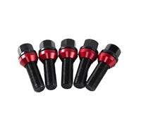 Extended Lug Bolts, 4/5Pieces Wheel B12.9 Grade Forged Bolts Nuts Screw Fit Use For BMW E90/E60/E39/F10/F20/E46 Audi Benz Vw M12x1.25 12x1.5 14x1(5PCS 55mm Cone,M12x1.25)