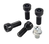Extended Lug Bolts, M14 X 1.25 Car Wheel Locking Bolts Hub Nut Anti-Theft Screw With Key Fit Use For BMW- R50 2 3 4 5 6