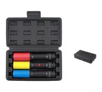 Extended Lug Nut Socket 17 19 21mm with 150mm Reach for Automotive Wheel Applications 1/2 Drive for Reliable Torque Transfer