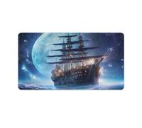 Extended Mouse Pad Fantasy Pirate Ship Computer Keyboard Mouse Mat 40x75cm Table Mat for Laptop PC Cute Office Supplies Desk Decro Accessories