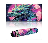 Extended Mouse Pad Psychedelic Art Dragon Computer Keyboard Mouse Mat 30x60cm Large Desk Pad for Laptop PC Cute Office Supplies Desk Decro Accessories