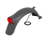Extended Mudguard with Light for Xiaomi Essential for m365 Extended | for heavy-duty metal bracket, solves broken support issues, stable fix, extends fender life, easy install