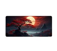 Extended Personalised Mousepad Add Your Own Image Customise Or Choose Japanese Aesthetic Wide Gaming Mat 700x300mm Non Fray Edges Heavy Duty Rubber Base For Work