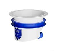 Extended Profile Toilet Flange Seal Ring Designed for High Volume Water Flow and Effective Sewer Gas Isolation on 110mm Pipes