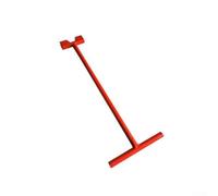 Extended PVC Ball Valve Stem with Dual-Ear T Handle Made of Thickened Steel for Long-Term Deep Well Service (60cm)