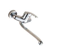 Extended Reach Bathroom Sink Faucet 360°Swivels Double Outlet Temperature Control Valves Durability Construction Easy Setups Double Hole Rotating Faucet