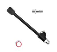 Extended Reach Double Head Air Chuck, 2-Way Connection 1/4" " FNPT Closed Tire Double Head Tire Inflator