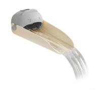 Extended Reach Faucet Attachment for Children Designed to Improve Sink and Limit Water For Splash During Use (gray)