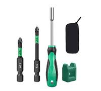 Extended Reach Screwdriver Bit Adapter High Steel Construction Nut Driver for Various Socket Size Socket Driver Set