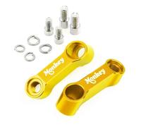 Extended Riser for HON&DA Monkey 125 Z125 Z 125 Z120 Monkey125 Motorcycle Rearview Mirrors Extension Riser Adapter 2018-2024(Gold)