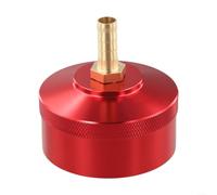 Extended Run Fuel Tank Cap with Brass Hose for Honda EU2200i EU2000i EU1000i Generators - Red Anodized Aluminium Petrol Cap Adapter for Go Karts for mini Bike Mowers