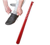 EXTENDED SHOE LIFTER: Extra long 45 cm, multifunctional metal shoe aid, smooth edge ergonomic design | Elderly Aid Elderly Aid