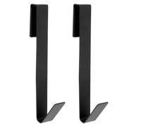 Extended Shower Door Hooks, 7" Stainless Steel Towel Hook, 2 Pack Over Glass Door Hook for Bathroom, Heavy Duty Drilling-Free Extended Shower Towel Hooks for Frameless Glass Shower Door 0.47" (12mm)
