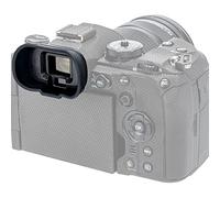 Extended-style Long Soft Silicone Eyecup for Olympus OM-D OM1, OM1 Mark II | Extended for original EP-18 eyepiece, Blocks stray light for clearer viewfinder, Good for longtime outdoor & studio shooting