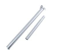 Extended Telescopic Seatpost for Brompton A C T P line Black/Silver (Silver matte)