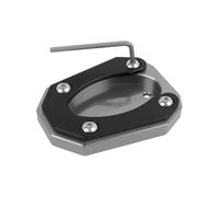 Extended Upgrade Motorcycle Side Stand Pad Plate Kickstand Enlarger Support Extension For Ninja ZX-4R ZX-4RR ZX4RR ZX4R ZX 4RR 4R 2023-2024(Gray)