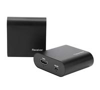 Extender 60M High-Speed Network Transmitter Receiver for Long-Distance HD Signal Transmission, 1080P Resolution, Plastic, 2 Units