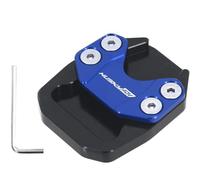 Extender Foot Motorcycle Side Stand Plate For SYM Husky ADV300 300ADV Kickstand Foot Side Stand Extension Support Plate Pad Motorbike Kickstand Support Plate(Blue)