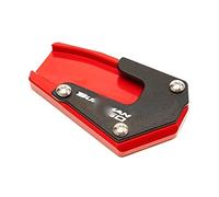 Extender Motorcycle CNC Aluminum Side Stand Enlarger Pad Plate Kickstand For Suzuki Burgman 650 AN650 Executive/AN650 2013-2022(Rosso)