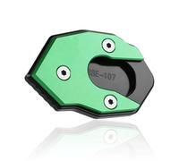Extender Motorcycle Foot Side Stand Plate For KAWASAKI For Ninja H2 SX SE For VERSYS-X300 2017-2023 Extension Kickstand Pad Support Stand Foot Extension(Green 1)