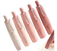 Extendible White - Five Rolls of Double-Sided Correction Rolls, Easy to Use Dispenser, Practical Material with Refillable Cassette Roll