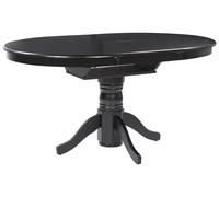 Extending Dining Table AKRON Black 106/150 cm 106 cm