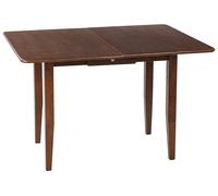 Extending Dining Table 90/120 x 60 cm Dark Wood MASELA