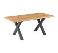 Extending Dining Table BRONSON Brown 140/180 cm 90 cm