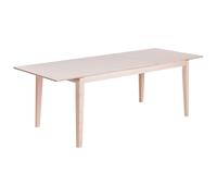 Extending Dining Table CROSBY Light Beech 180/240 cm 90 cm