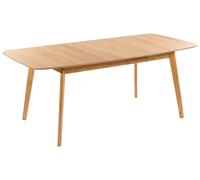 Extending Dining Table MADOX Light Oak 150/190 cm 90 cm