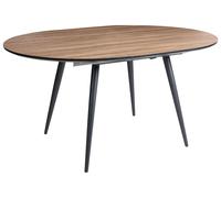 Extending Dining Table SENIAC Brown 110/150 cm 112 cm