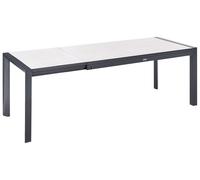 Extending Garden Dining Table BINASCO 160/220 cm 90 cm Beige