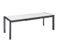 Extending Garden Dining Table BINASCO 160/220 cm 90 cm Beige