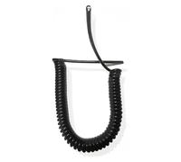 Extensible Retractable Coil Power Cord, 3 Core 1.5mm2 Telescopic Spring Cable, Stretchable up to 2.5 Meters, White