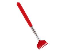 Extensible Scratching Hand Grip, Telescopic Soft Stainless Steel Five-Tooth Massage Scratching Device, Scratching Device Itch Scratching(red)