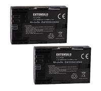 EXTENSILO 2x Battery compatible with Canon EOS 80D, R5, R6, 7D Mark II, 70D, 90D, R, R7, Ra, R5 C, 7D Camera DSLR (2000 mAh, 7.4 V, Li-Ion)