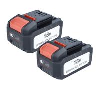EXTENSILO 2x Battery compatible with Flex VCE 22 L MC 18.0 | for VCE 26 L MC 18.0, WL 3000 18.0, VC-SE 9 2x18 Power Tools (5000 mAh, Li-Ion, 18 V)