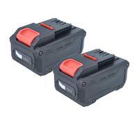 EXTENSILO 2x Battery compatible with Flex VCE 22 L MC 18.0 | for VCE 26 L MC 18.0, WL 3000 18.0, VC-SE 9 2x18 Power Tools (8000 mAh, Li-Ion, 18 V)