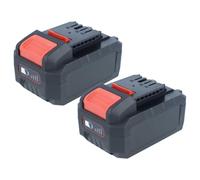 EXTENSILO 2x Battery compatible with Flex VCE 22 L MC 18.0 | for VCE 26 L MC 18.0, WL 3000 18.0, VC-SE 9 2x18 Power Tools (6000 mAh, Li-Ion, 18 V)