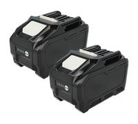 EXTENSILO 2x Battery compatible with Makita 40V MAX XGT, DF001G, CF001G, GA013G, GA005G, GA003G, GA011G Power Tools (6000 mAh, Li-Ion, 20 V)