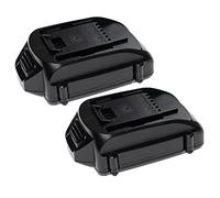 EXTENSILO 2x Battery compatible with Worx WG170.1, WG175, WG166.1, WG170, WG175.1, WG169E, WG169E.9 Power Tools (2500 mAh, Li-Ion, 18 V)
