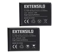 EXTENSILO 2x Battery Replacement for Fujifilm NP-85 for Camera DSLR (1600 mAh, 3.6 V, Li-ion)